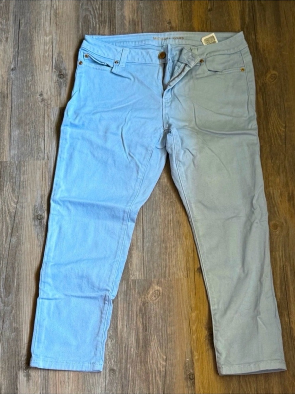 Michael Kors Blue Capri Pants Petite Size 8